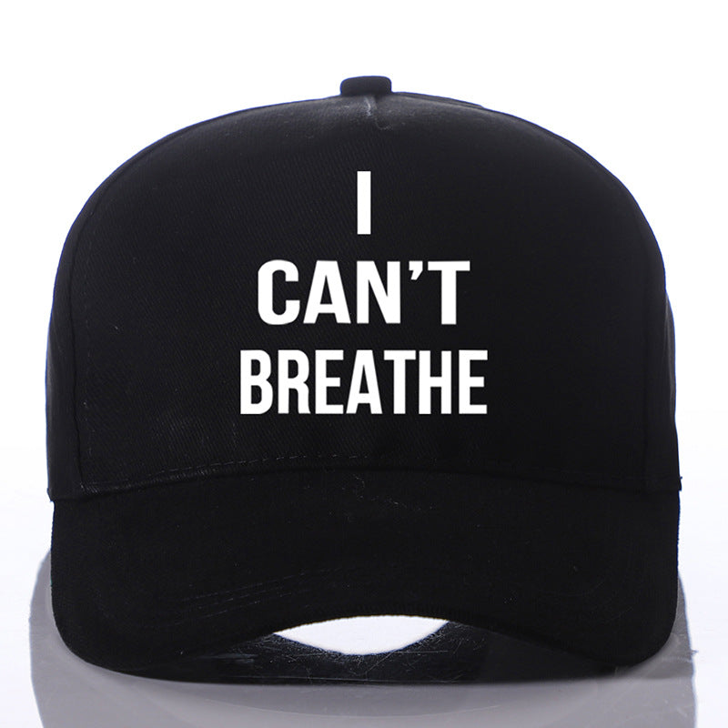 I can't Breathe Summer Hat Adjustable Sports Hats Baseball Caps