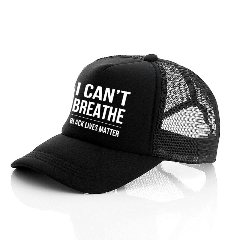 I can't Breathe Summer Hat Adjustable Sports Hats Baseball Caps