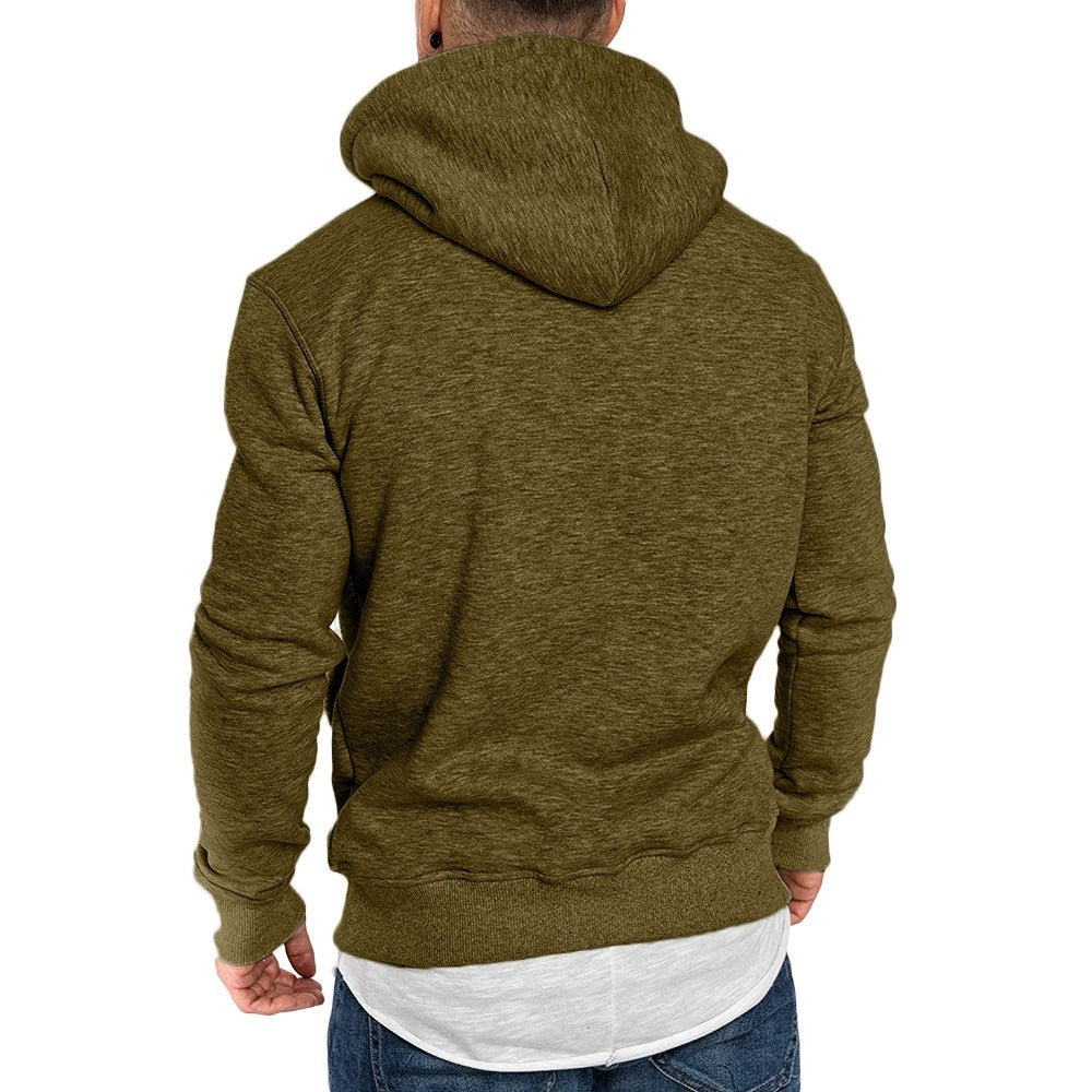 sweatshirt men 2018 NEW hoodies brand male long sleeve solid hoodie big size