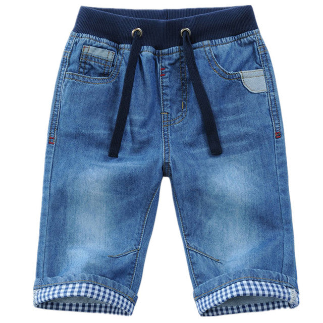 2 To 13Years Kids Boys Denim Shorts 2018 New Summer Casual Children Boys Jeans Shorts Cotton Breathable Soft Kids Boys Trousers