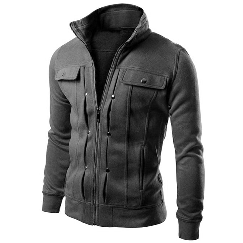 Brand  Cardigan Multi Button Hoodies Men Fashion Tracksuit Male Sweatshirt Mens Purpose Tour