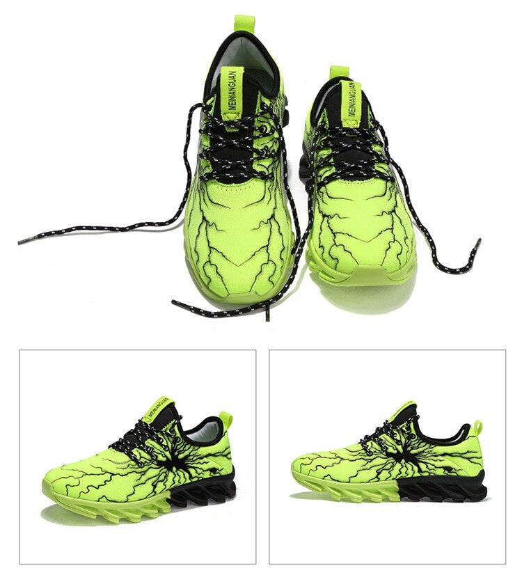 Running shoes summer sports men and women mesh comfortable breathable elastic sneakers