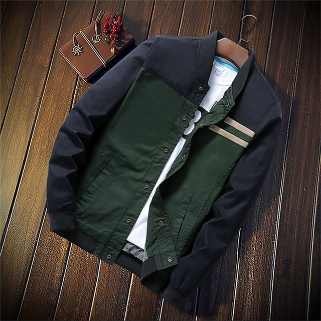 Men's Jackets Autumn Military Men's Coats Fashion Slim Casual Jackets Male Outerwear Baseball Uniform