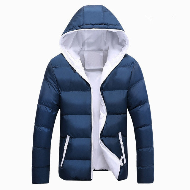 Presale Jackets Men 2019 Winter Casual Outwear Windbreaker Jaqueta Masculino Slim Fit Hooded Fashion Overcoats Homme Plus Size