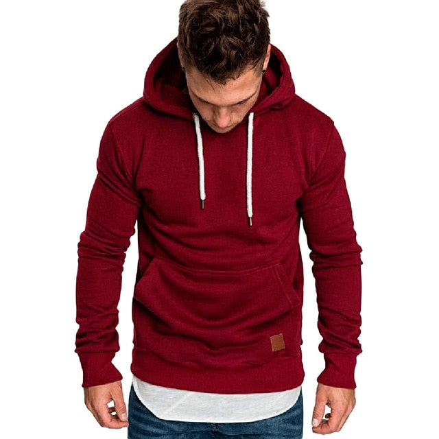 sweatshirt men 2018 NEW hoodies brand male long sleeve solid hoodie big size