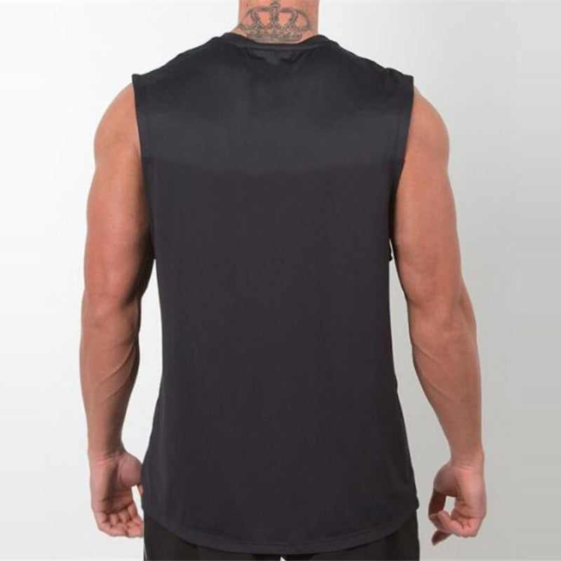 Brand Mens Tank Tops Sexy Fitness Bodybuilding Breathable Summer Singlets Slim Fitted Men's Tees Muscle Sleeveless Shirt