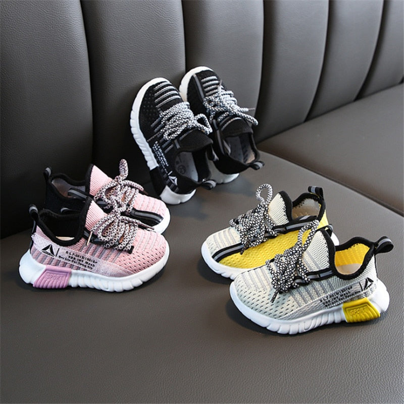 DIMI 2021 Autumn Children Shoes Boys Girls Sport Shoes Breathable Infant Shoes Sneakers Soft Bottom Non-Slip Casual Kids Shoes