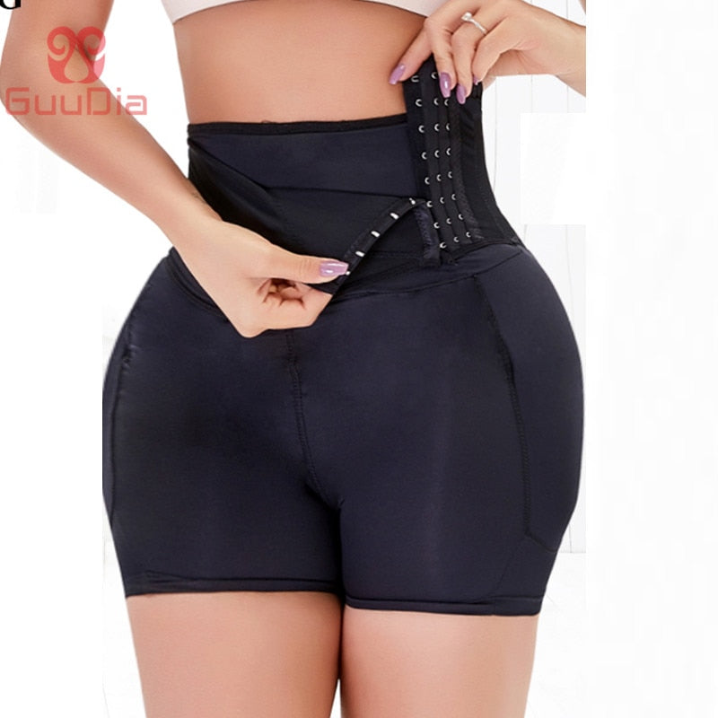 GUUDIA Butt Lifter Shapewear Waist Body Underwear Shaper Pad Fake Buttocks Lingerie Butt Hip Enhancer Fake Shapwear Brief Push