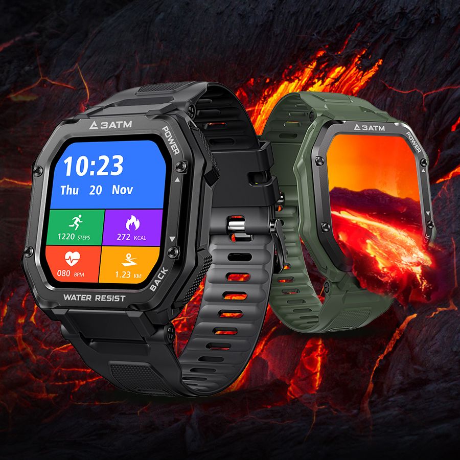 KOSPET ROCK Rugged Outdoor Sports Smart Watch Men Full Touch Fitness Tracker Blood Pressure Monitor Smartwatch Christmas gift