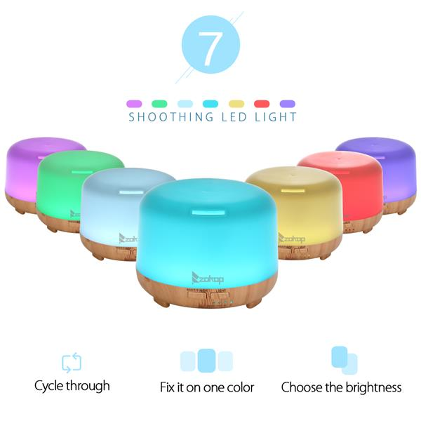 450ML Colorful RGB Light Aromatherapy Oil Diffuser