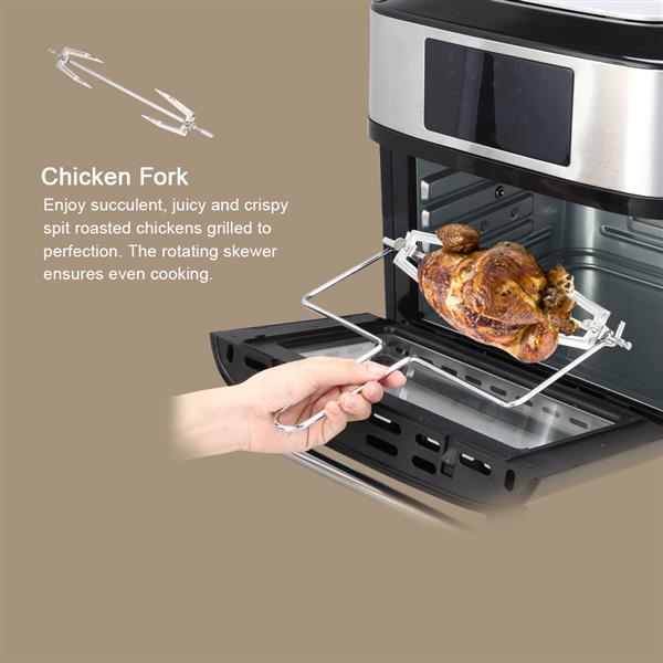 1800W Black ZOKOP KAFO-1800E-D2 220V 16 L Air Fryer